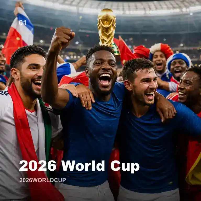 2026世界杯官方海报 美加墨联合举办